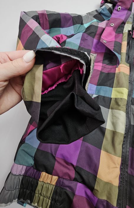 Kurtka Narciarska Damska Cropp Chillin Kolorowa Rozmiar M