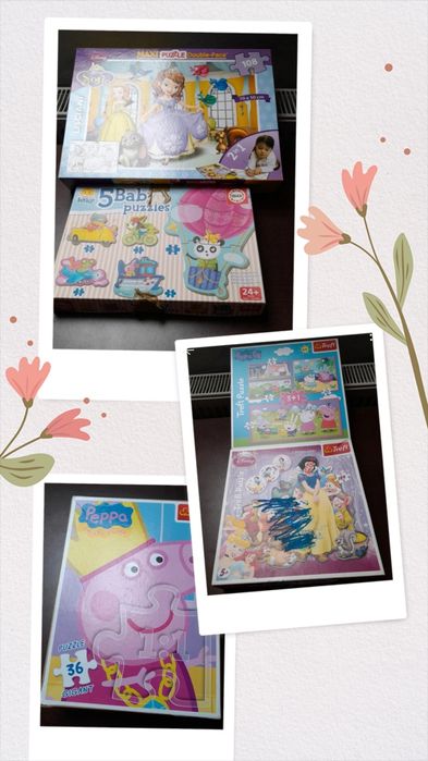 Puzzle dla dzieci powyżej 2lat