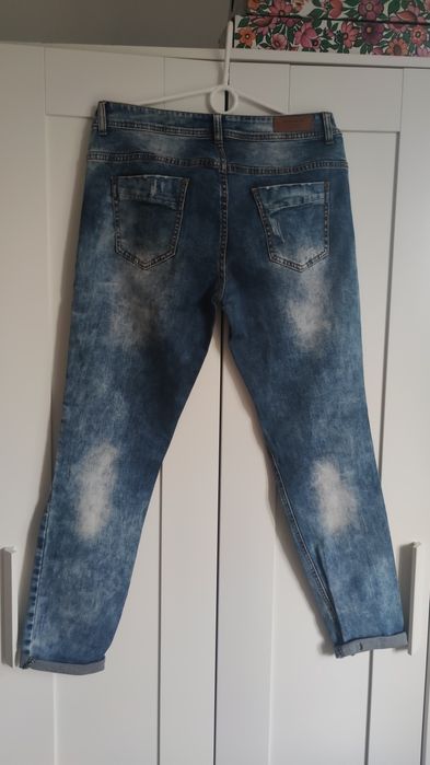 Spodnie jeansowe Reserved Denim, z rozdarciami