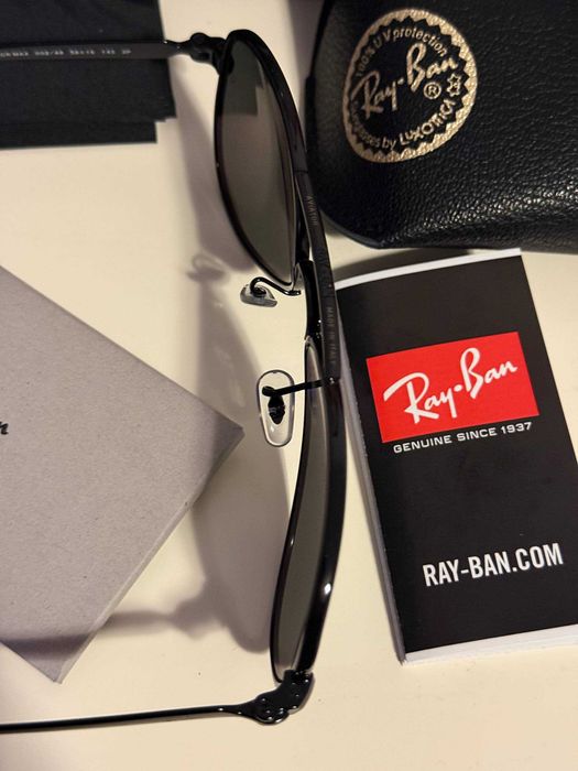 Óculos de sol Ray-Ban Aviator RB3025 – Total Black Polarizado