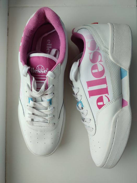Кросівки Ellesse Piacentino Leather White/Super Pink White р.39,5