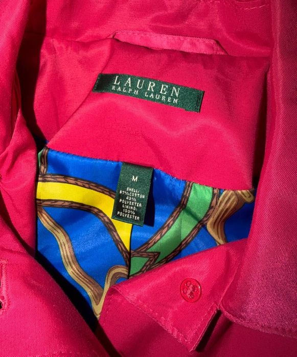Ralph Lauren женский розовий тренч розмір М