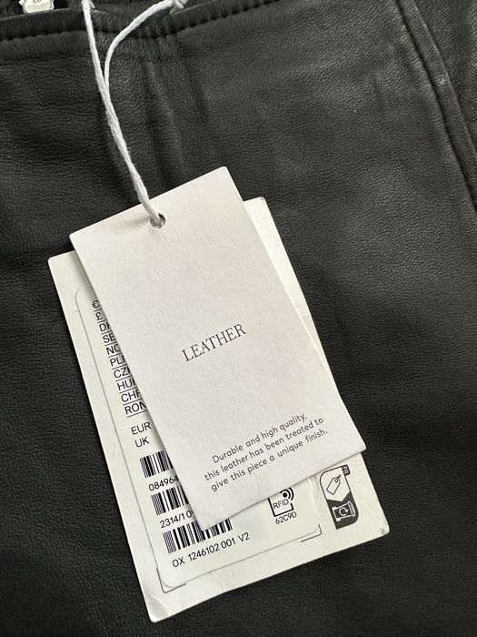 Спідниця COS, натуральна шкіра