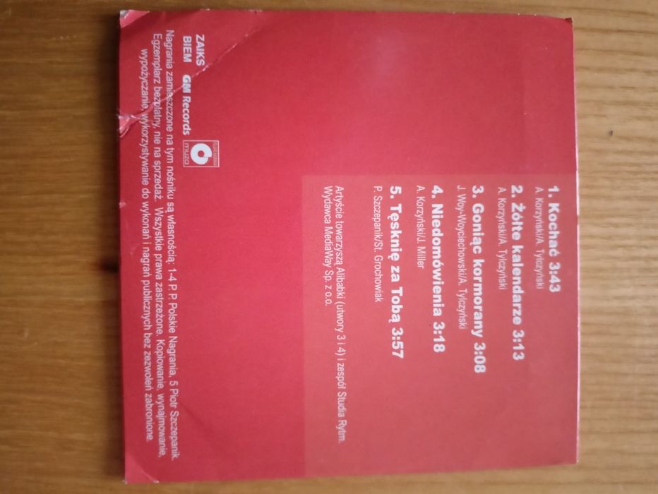 Piotr SZCZEPANIK, Czerwono Czarni na płycie CD