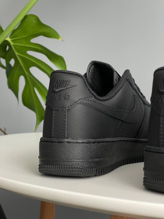 Кросівки Nike Air Force 1 Black | Чорні форси найк