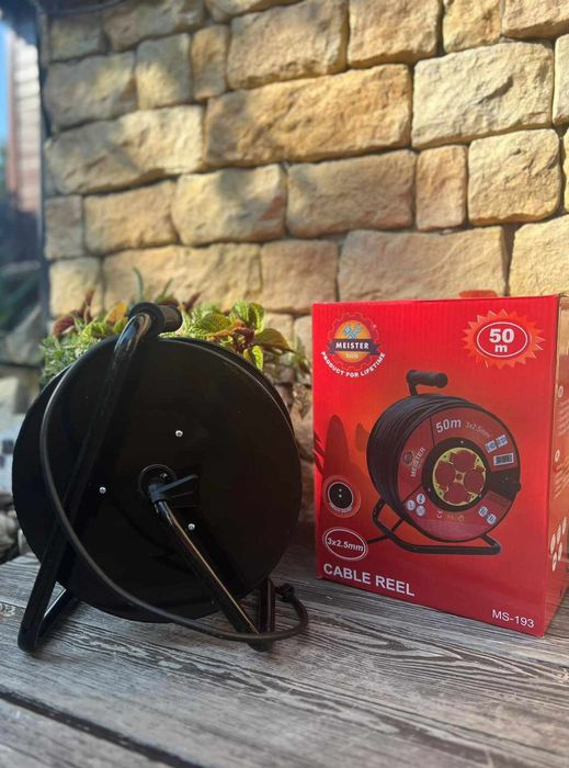 Przedłużacz 50m 3x2.5 na bębnie
