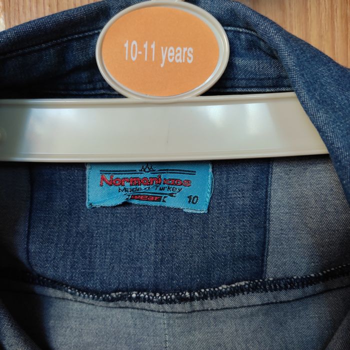 Джинсова рубашка на хлопчика 8-10 р