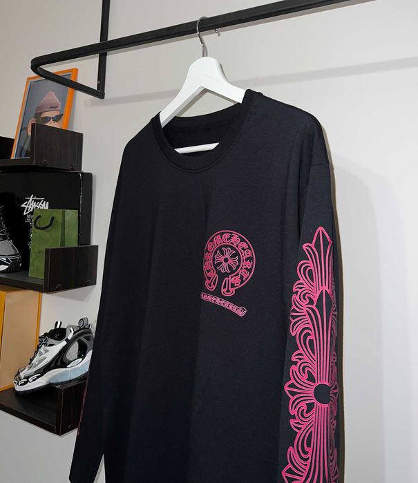 Лонгслів Chrome Hearts (чорного кольору)