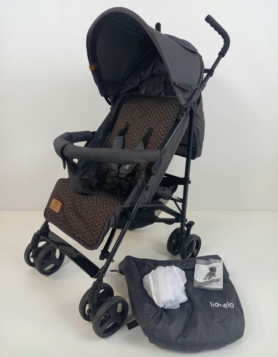Wózek spacerowy Lionelo Elia Graphite + moskitiera