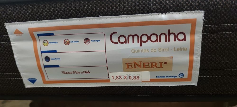 Colchão e estrado em muito bom estado