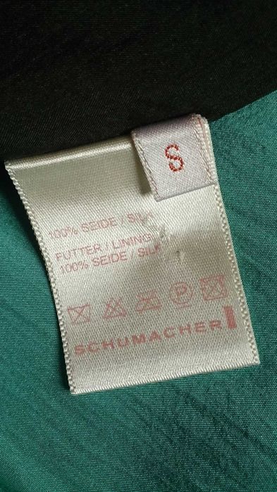 Elegancka sukienka jedwabna firmy Schumacher marka premium rozmiar 36
