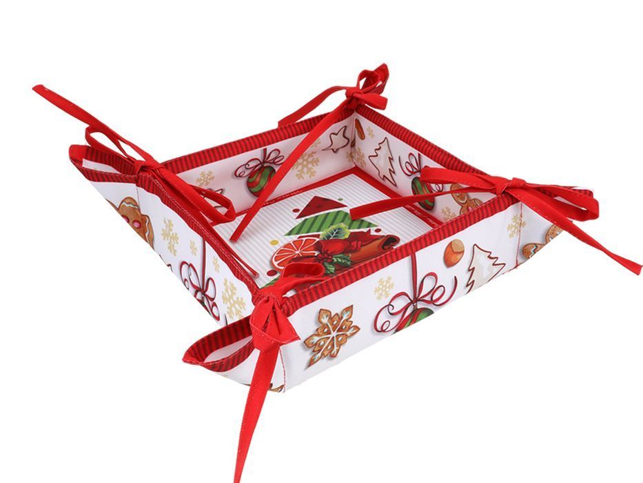 Koszyk na pieczywo mały - Boże Narodzenie (CARMANI)