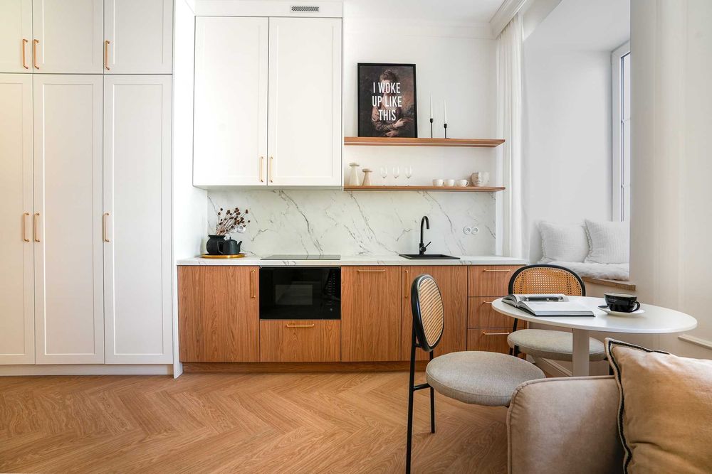 Studio w stylu modern classic w prestiżowej kamienicy w centrum Kielc
