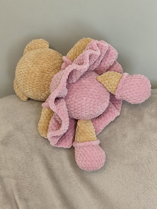 Maskotka miś dla dziewczynki handmade