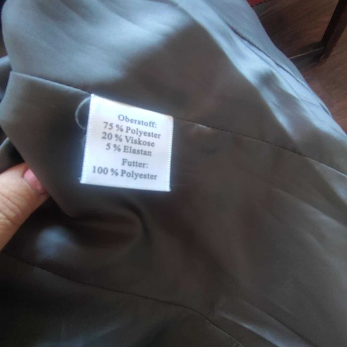 Cecilia klasyczna elegancka popielata szara marynarka r.38 / M