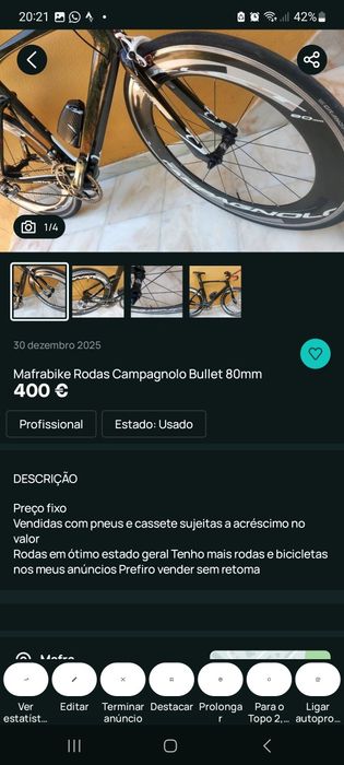 Acessórios e peças para bicicleta saldos oportunidade