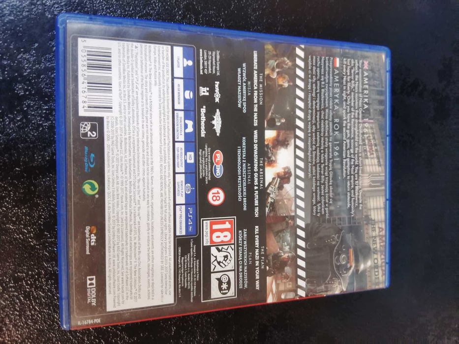 Wolfenstein 2 The New Colossus PS4 Polskie napisy w grze