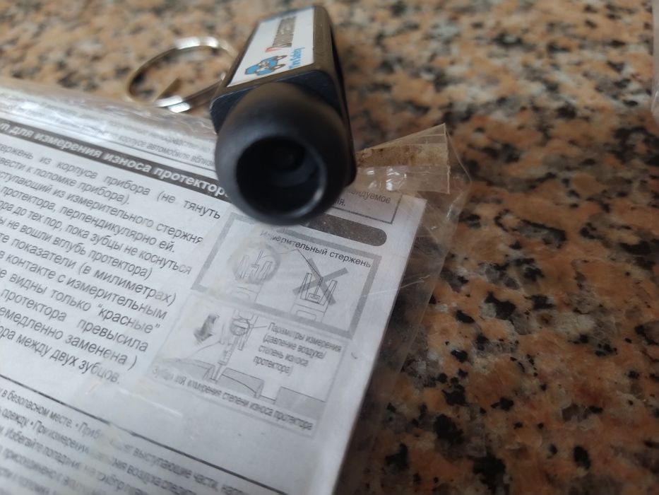 Medidor de pressão e profundidade do pneu carro camião roulote.