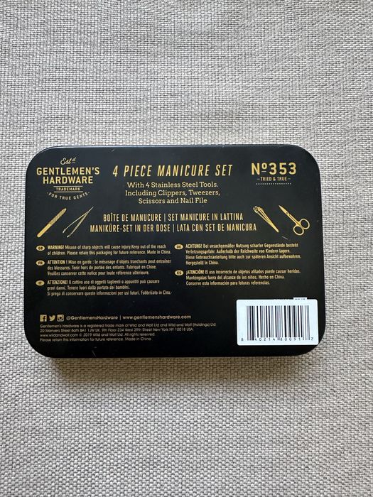 манікюрний набір gentlemen’s hardware