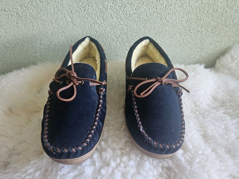 Mokasyny Meskie Ocieplane Nowe