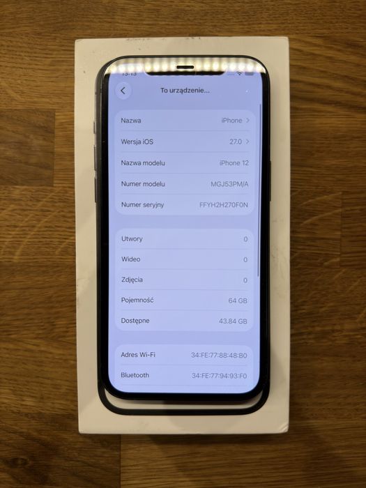 iPhone 12 64GB 86% baterii