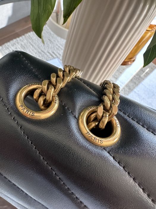 Torebka YSL, Loulou medium, lambskin, czarna, oryginal