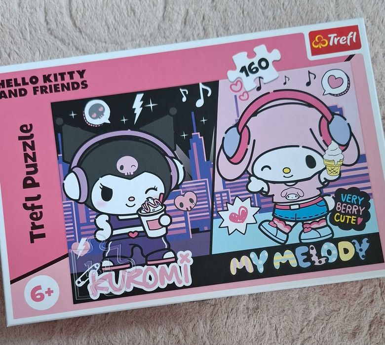 Trefl puzzle Kuromi Hello Kitty My Melody 160 el