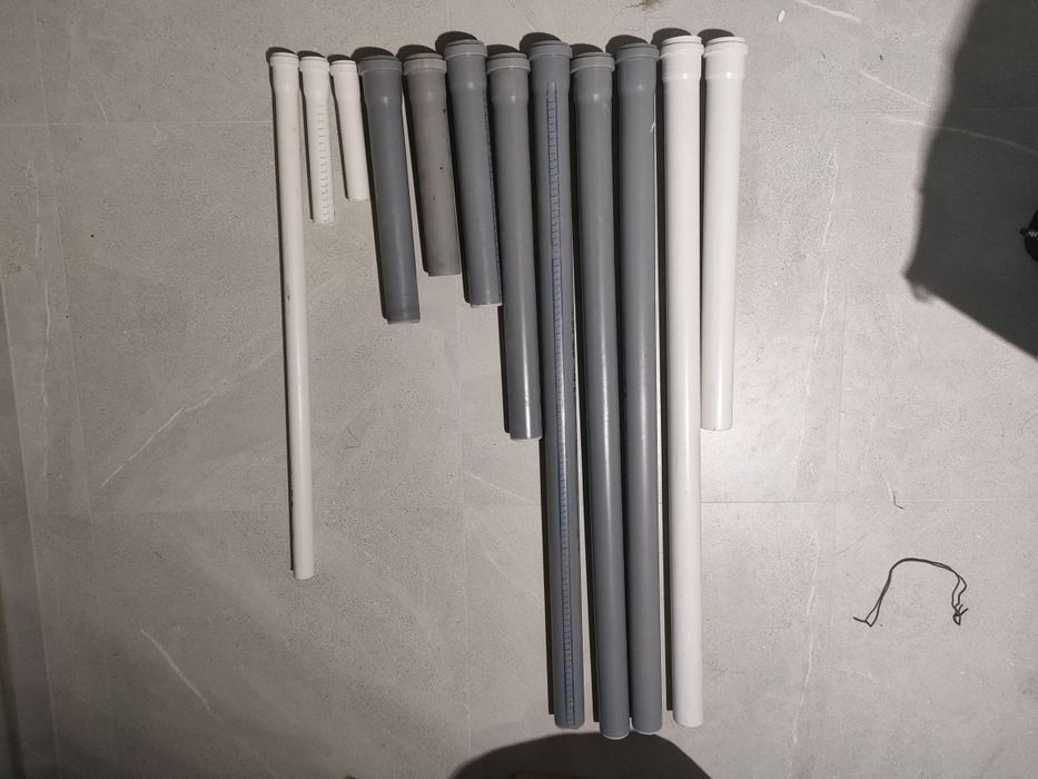 Zestaw elementów hydrauliki rura Pex ,kolanka ,rury kanalizacyjne. zaw