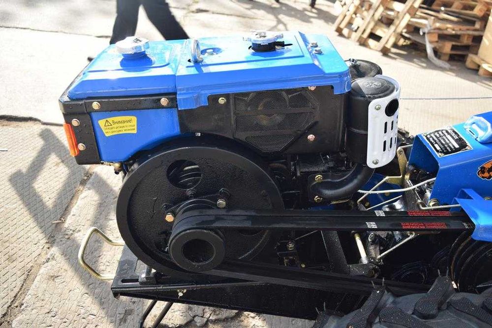 Мотоблок Зубр JR-Q78 ПЛЮС (8 к.с.) дизель! фреза 100 см!