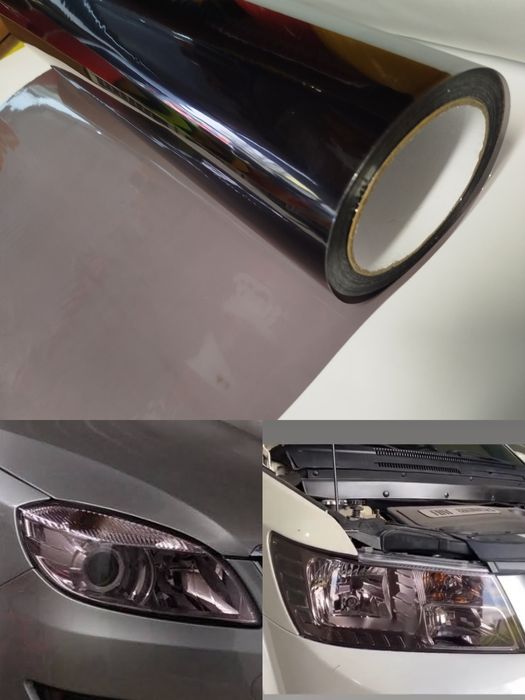 Тонувальна плівка на фари і стопи, антигравійна бронька 40см .