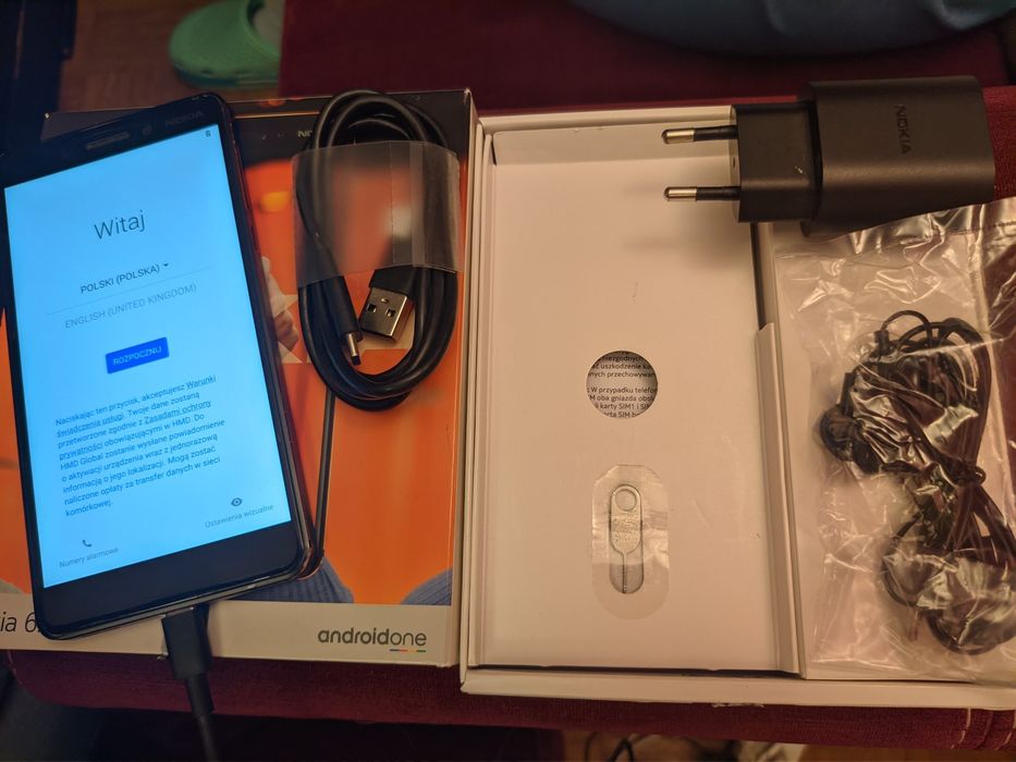 Nokia 6.1 AndroidOne 2 sztuki Czarny i srebrny!!! Cena za sztukę !