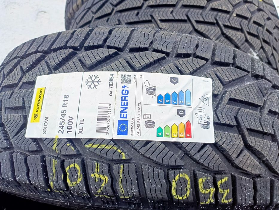 Nowe opony zimowe 245/45/18 kormoran 2025r