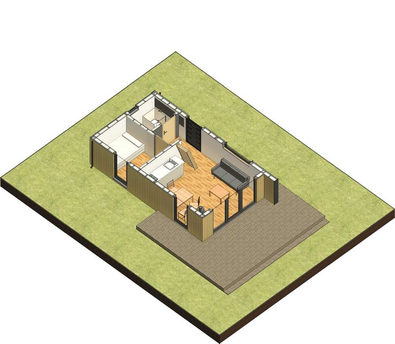 Domek 35m2 Nowoczesna Stodoła | Budowa od A do Z | Fundamenty + Taras