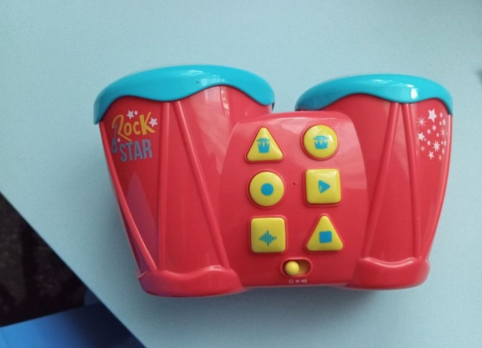 Bębenki edukacyjne dla dzieci muzyczne świecące