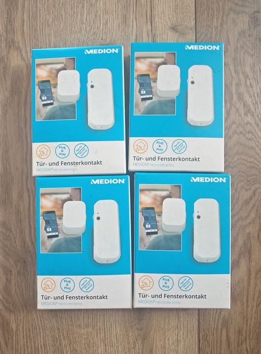 Inteligentny Bezprzewodowy System Alarmowy MEDION Smart Home – Duży Zestaw