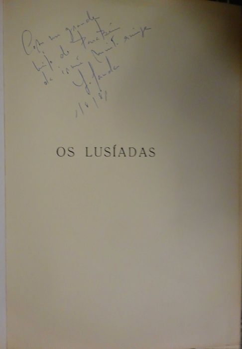Os Lusíadas Ed Artística. 3º Cent da Rest Portugal- Excelente estado