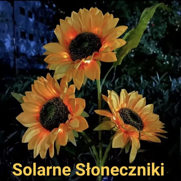 Słonecznik dekoracja solarna