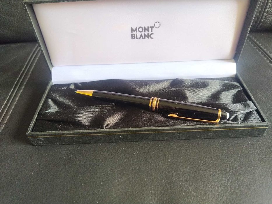 Conjunto 2 canetas Montblanc Meisterstuck (ouro rosa e platina)