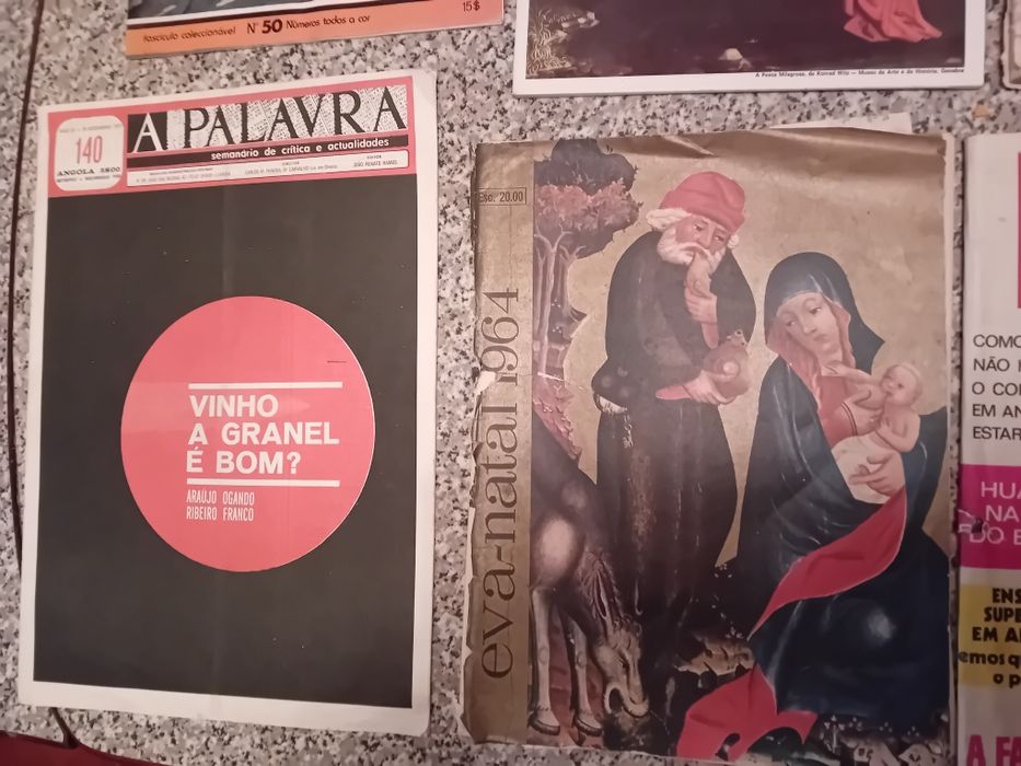 Conjunto de 7 Revistas Angolanas Anos 70 Diversas