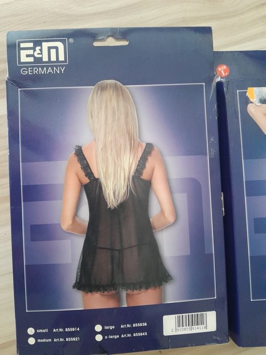 Babydoll komplet bielizny S I L