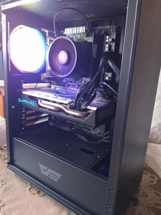 Gamingowy Komputer Ryzen 1600 Sapphire Nitro Plus RX 570 8 gb ram 16GB DDR4 SSD HDD WIN1 RGB