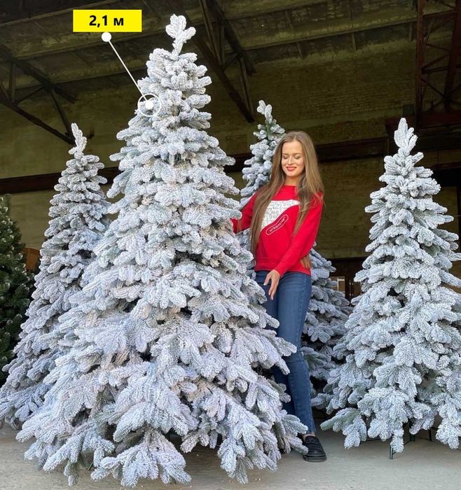 ‼️ Новогодняя елка искусственная литая, ель заснеженная. Видеообзор ‼️