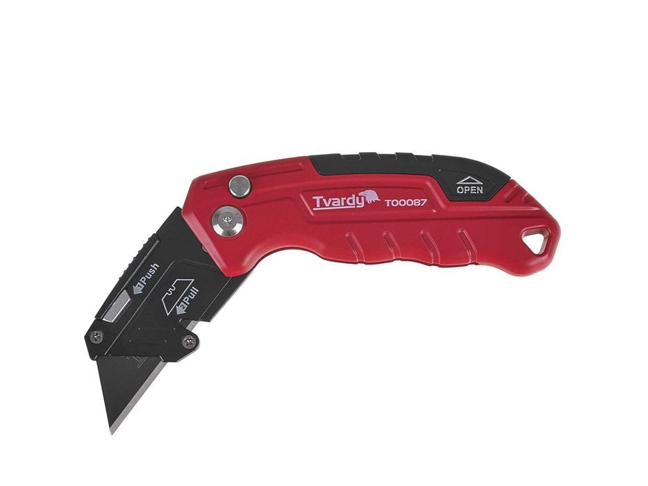 Nożyk składany FASTFOLD z ostrzem trapezowym + ostrza SK2H nóż