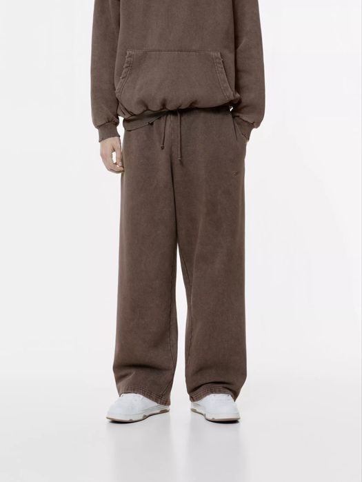 Широкі Штани PULL&BEAR Skater Fit Чоловічі Брюки Нові Джогери Широкие Мужские Оверсайз Пул Бир