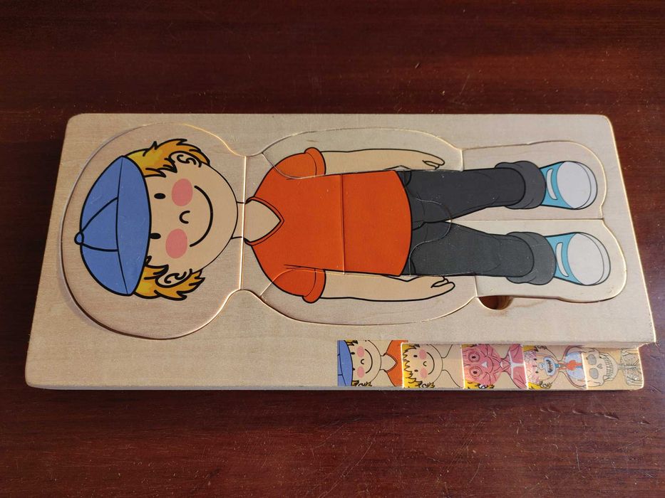 Puzzle Corpo Humano de madeira Delta Sport