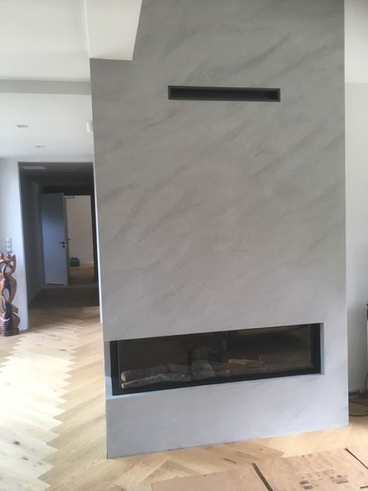 kominek GAZOWY podłączenie + montaż zabudowy 10 lat gwar NOWOCZESNY