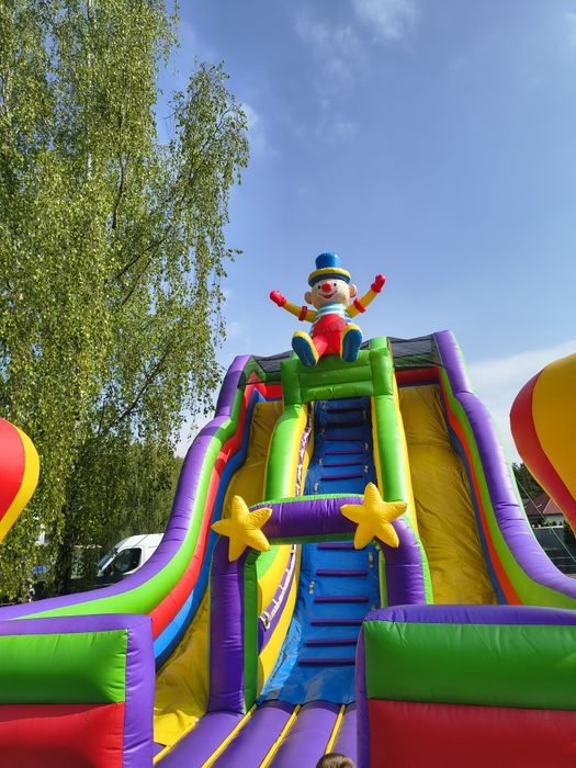 Dmuchany zamek, zjeżdzalnia Psi patrol, klaun, safari Dmuchańce