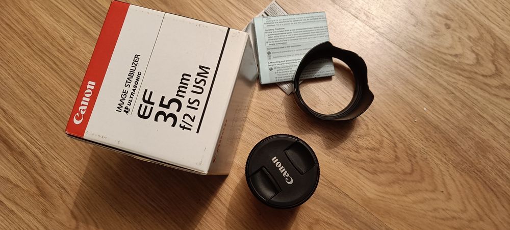 Lente Canon EF 35mm f2 IS USM
