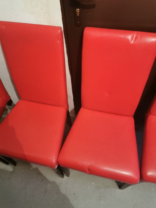 Krzesła z eko skóry 4 sztuki