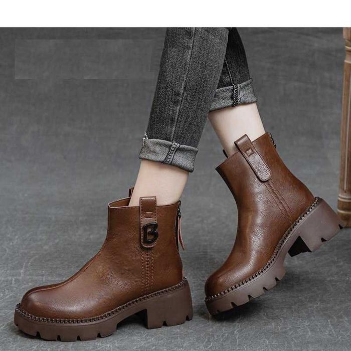 Botas femeninas novas botas de vestir para  mulher botas  castanho